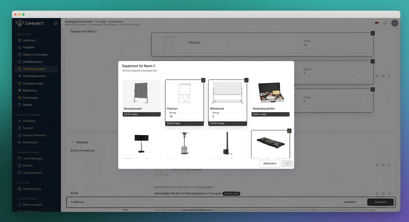 ROI und Wertentwicklung mit beevent