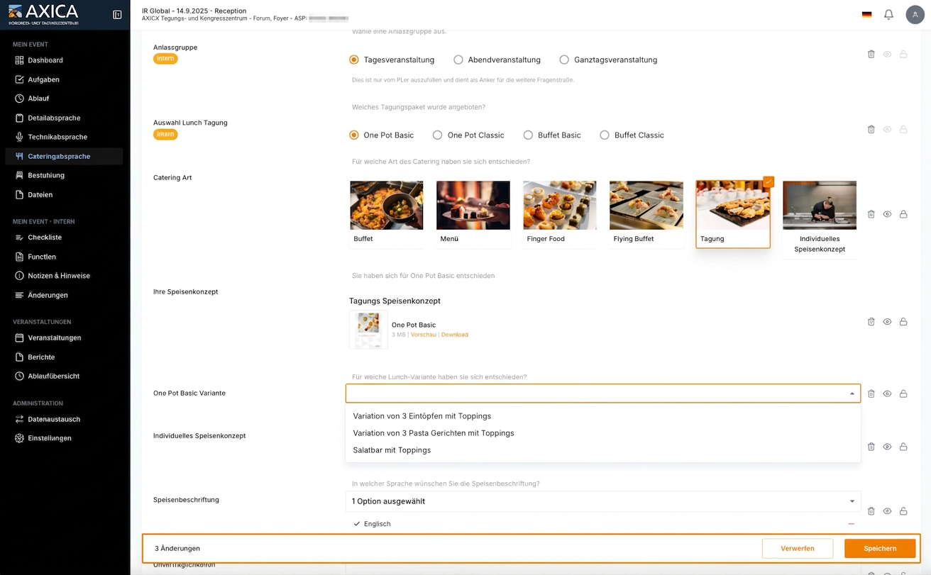 beevent Technikabsprache – Corporate Events